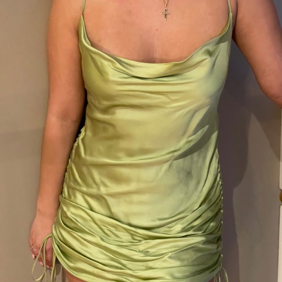 Aritzia Wilfred Only Ruched Slip Dress - Picture 10 of 10